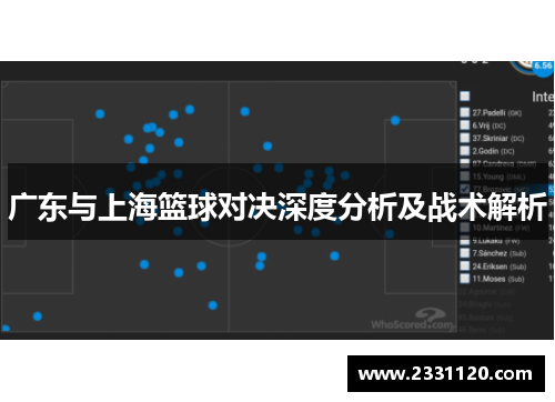 广东与上海篮球对决深度分析及战术解析